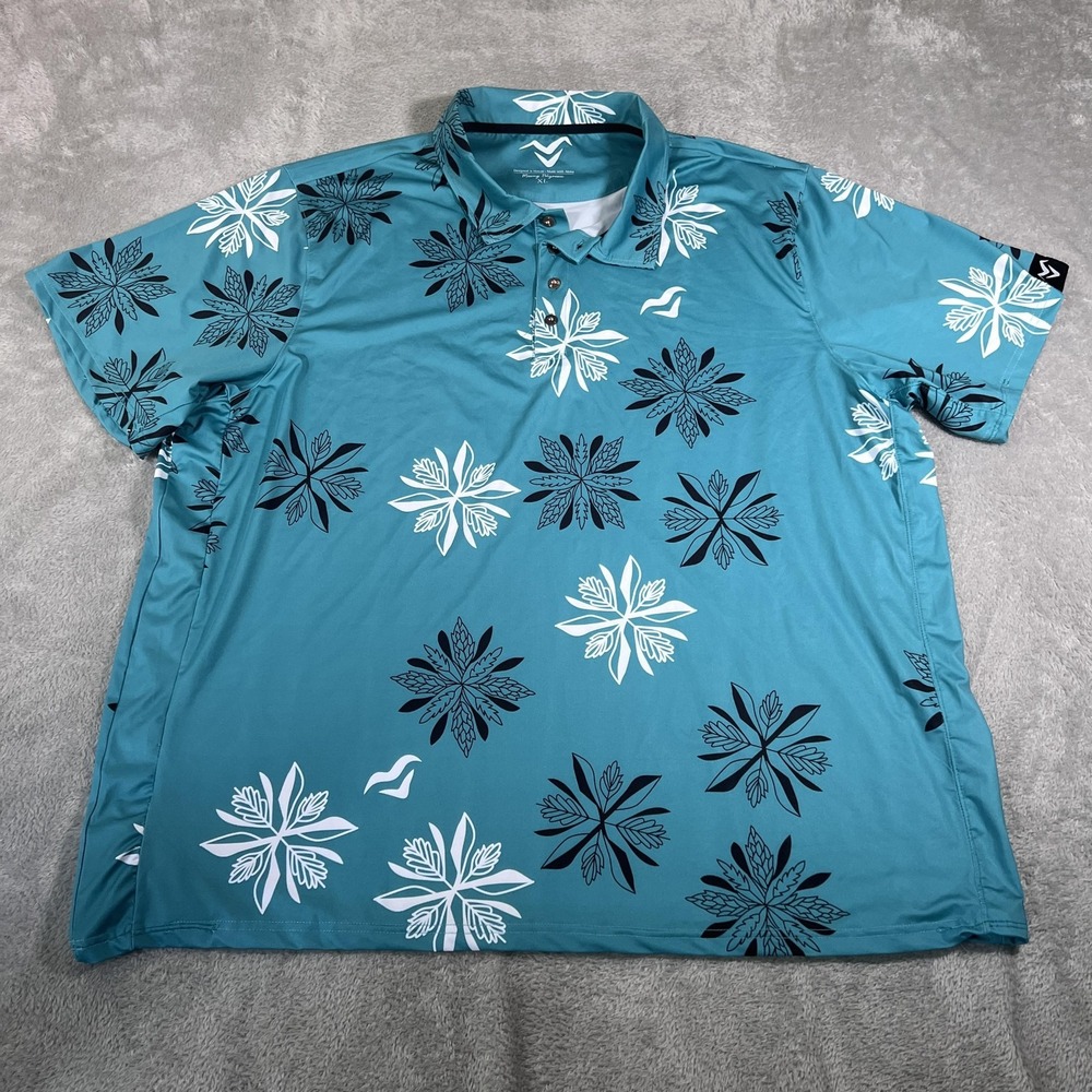 Missing Polynesia Performance Polo Shirt Mens Xl … - image 1